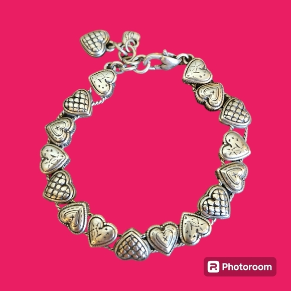 BRIGHTON Sliding Heart Charms Bracelet - Picture 1 of 8